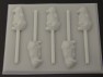 1420 Baseball Boy Outfielder Chocolate or Hard Candy Lollipop Mold